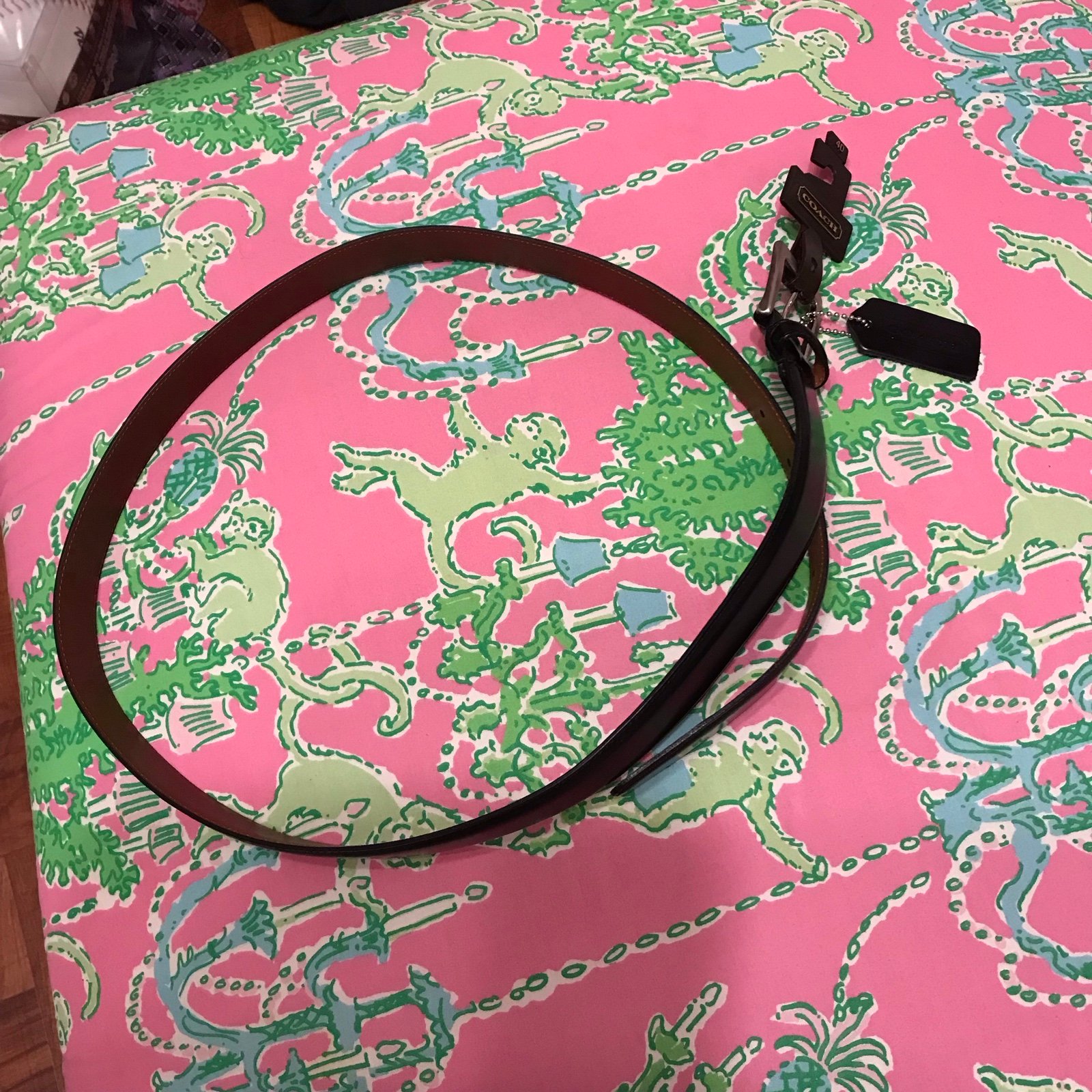 Coach black men’s belt size 40