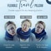 BCOZZY Travel Neck Pillow for Airplane – Patented Double Support