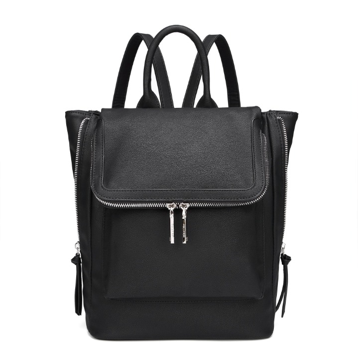 vWholesale Fashion High Capacity PU Female Bag Portable Women′s Backpack