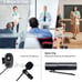 KIMAFUN Lavalier Wireless Microphone, Work 8hs/165FT Range Rechargeable Transmit