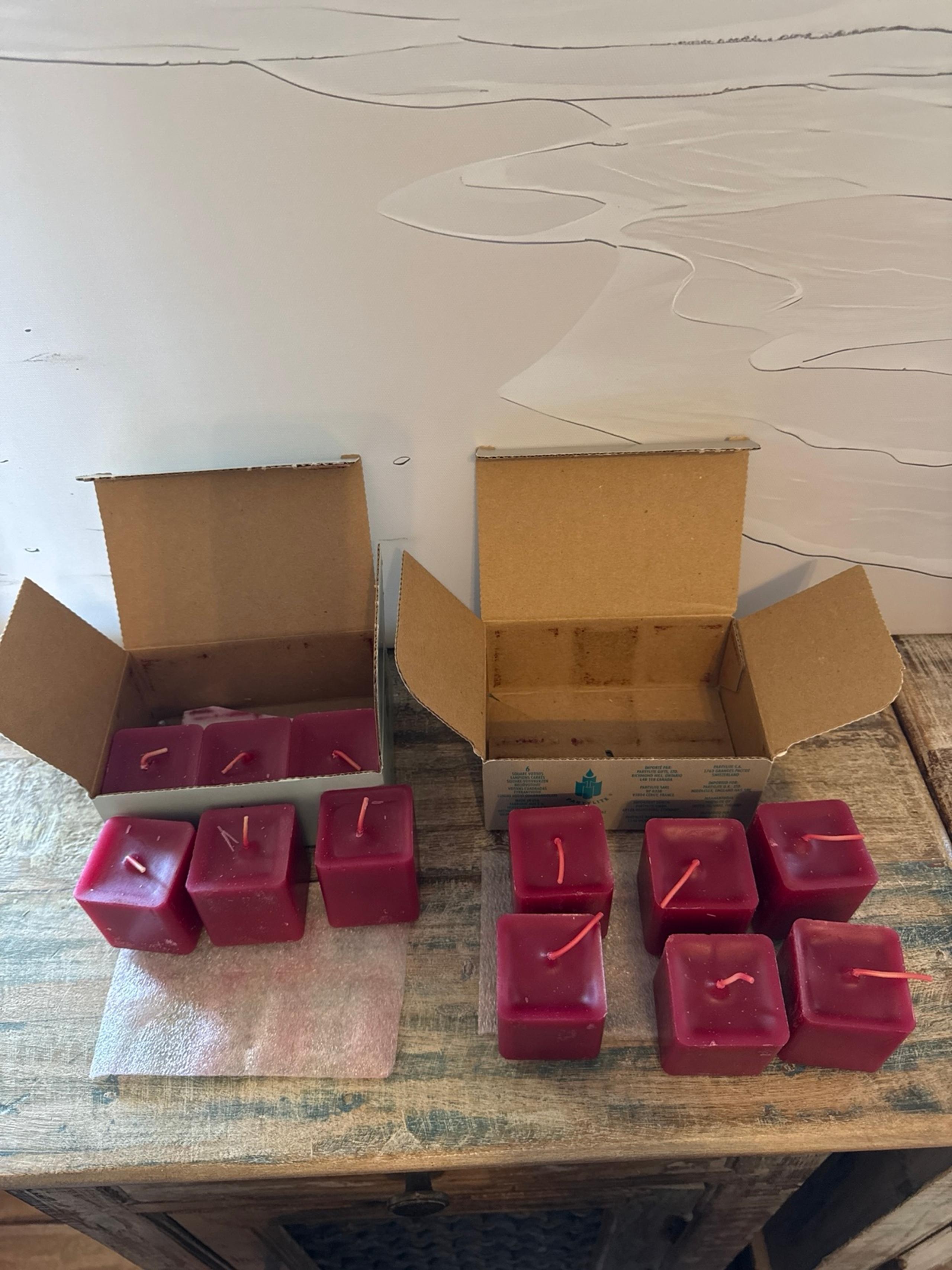 Partylite Candle Scent Plus Cranberry NIB*************** 2-BOXES