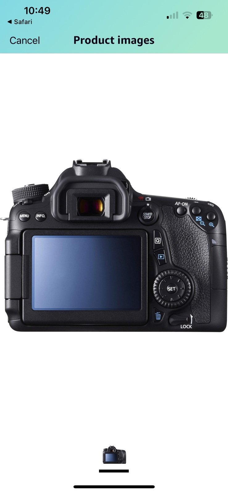 Camera canon dslr EOS70D