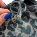 Beach Riot NWT Hologram Leopard Metallic Workout Set Size XS