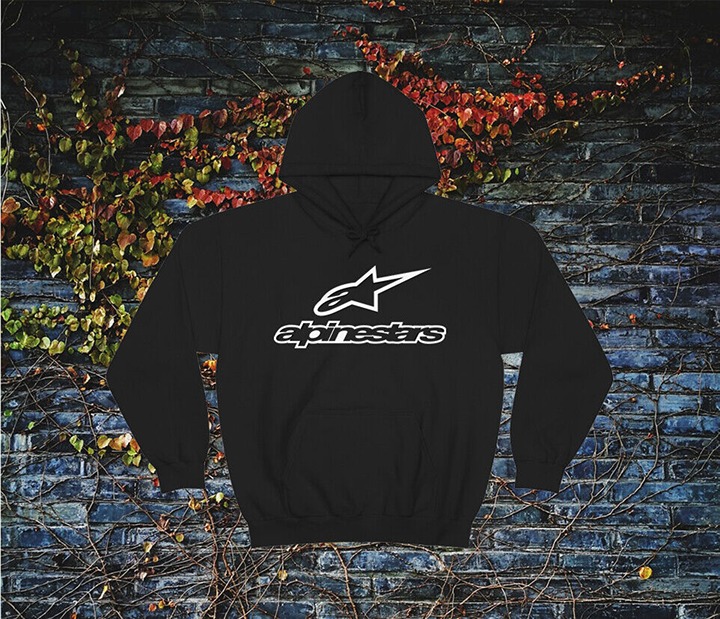 Alpinestars Black Logo Hoodies in Various Colors