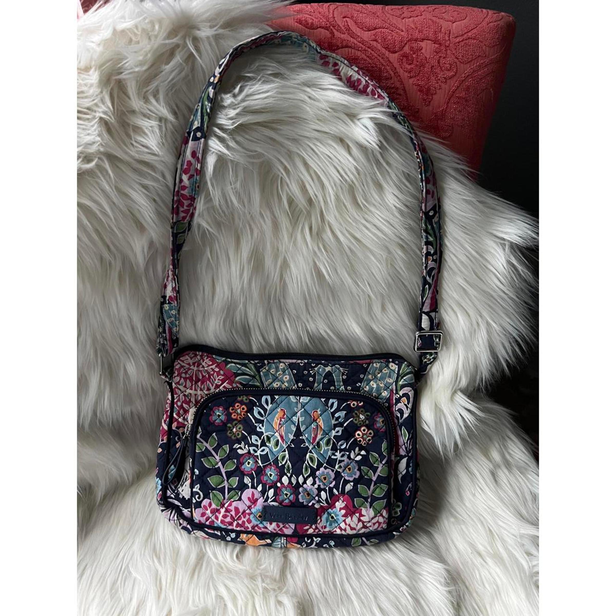 Vera Bradley Quilted Crossbody Bag - Floral Pattern