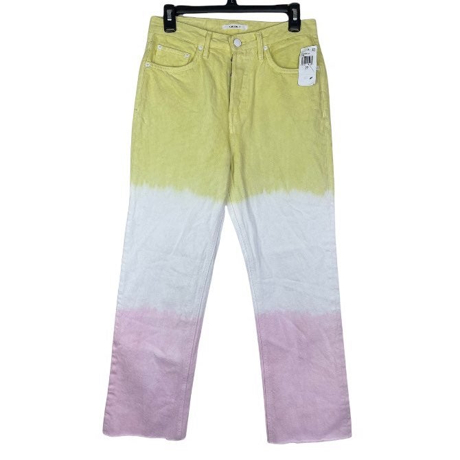 GRLFRND The Mica three color jeans straight leg with a supper high rise