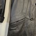 G III LEATHER TRENCH COAT WOMEN SIZE SMALL NWOT POMS