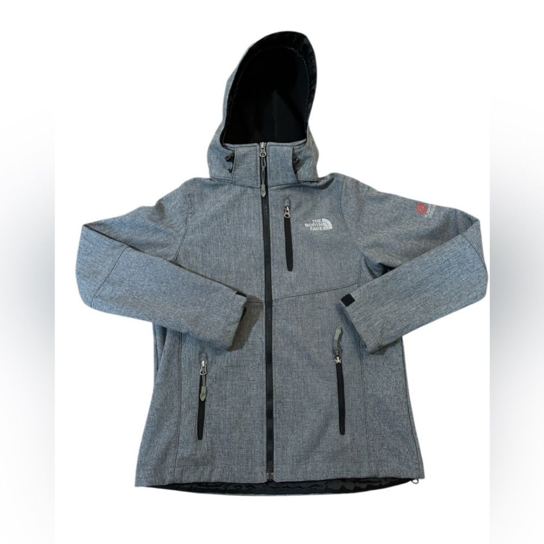 Womens The North Face Flight Series Gray Hooded Jacket Size Small