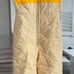 Vintage 70s 80s Skitique Retro Stripes Overalls Bib Winter Snow Suit *Flaw