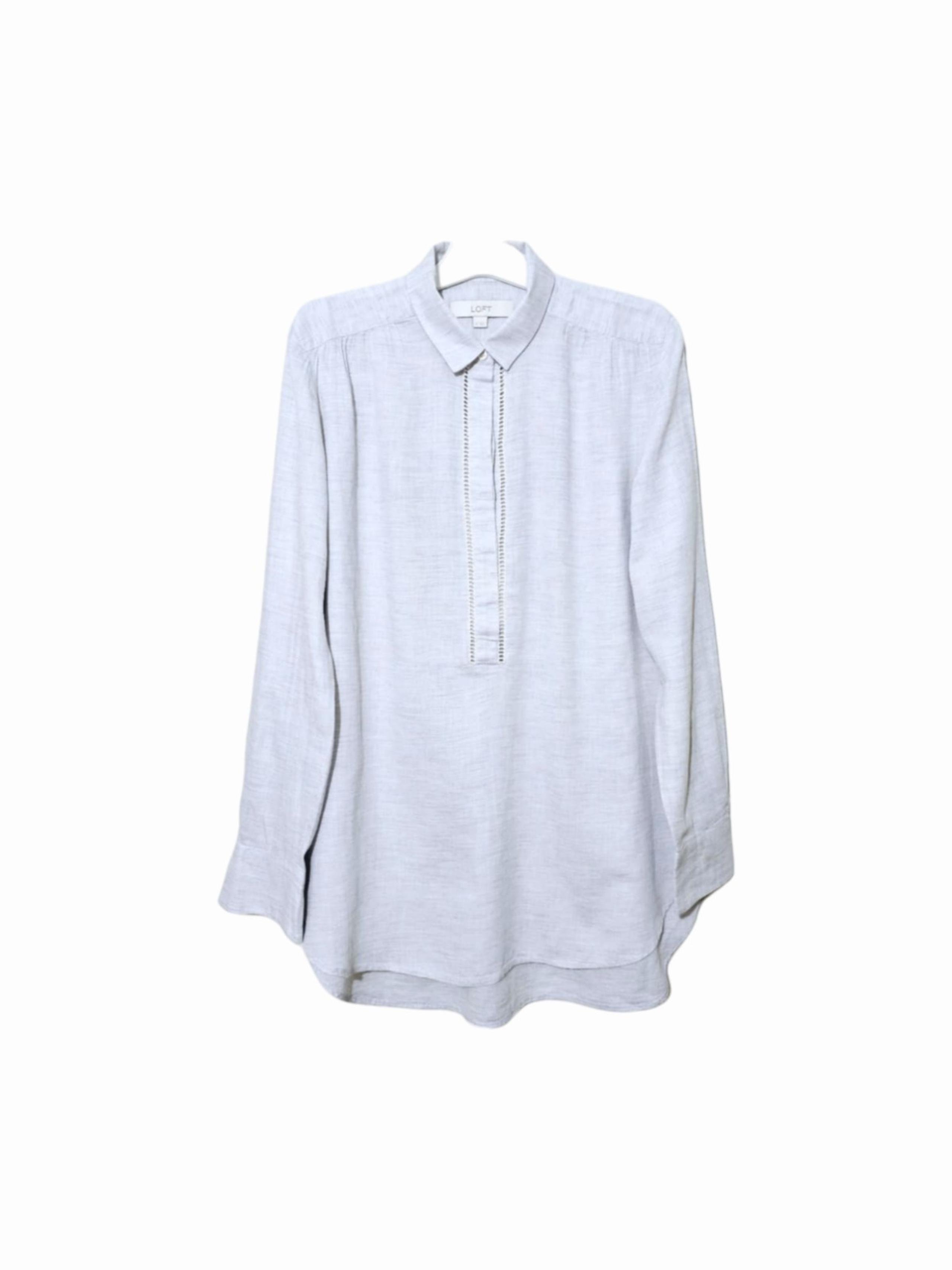 Ann Taylor LOFT Light Blue Tunic Top, Size Small, LOFT Women's Blouses, Tops