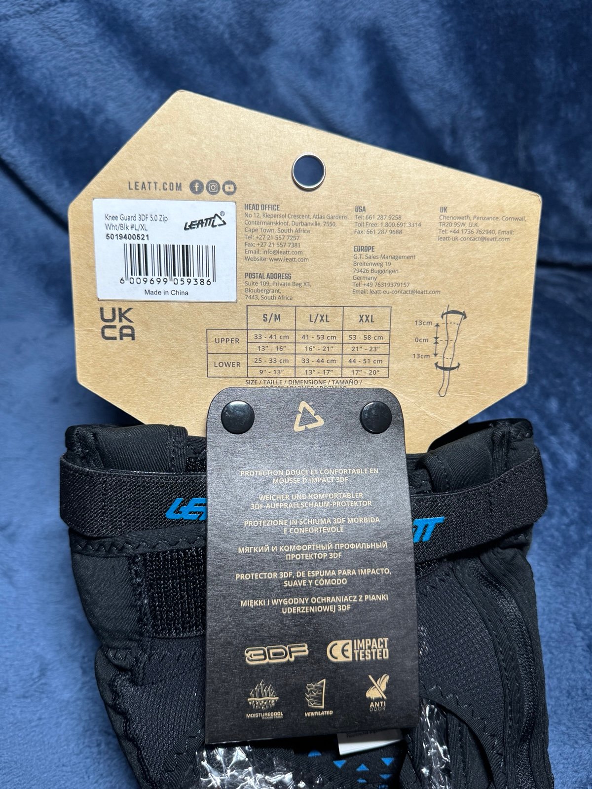 Leatt 3DF 5.0 Knee Guard Size L/XL