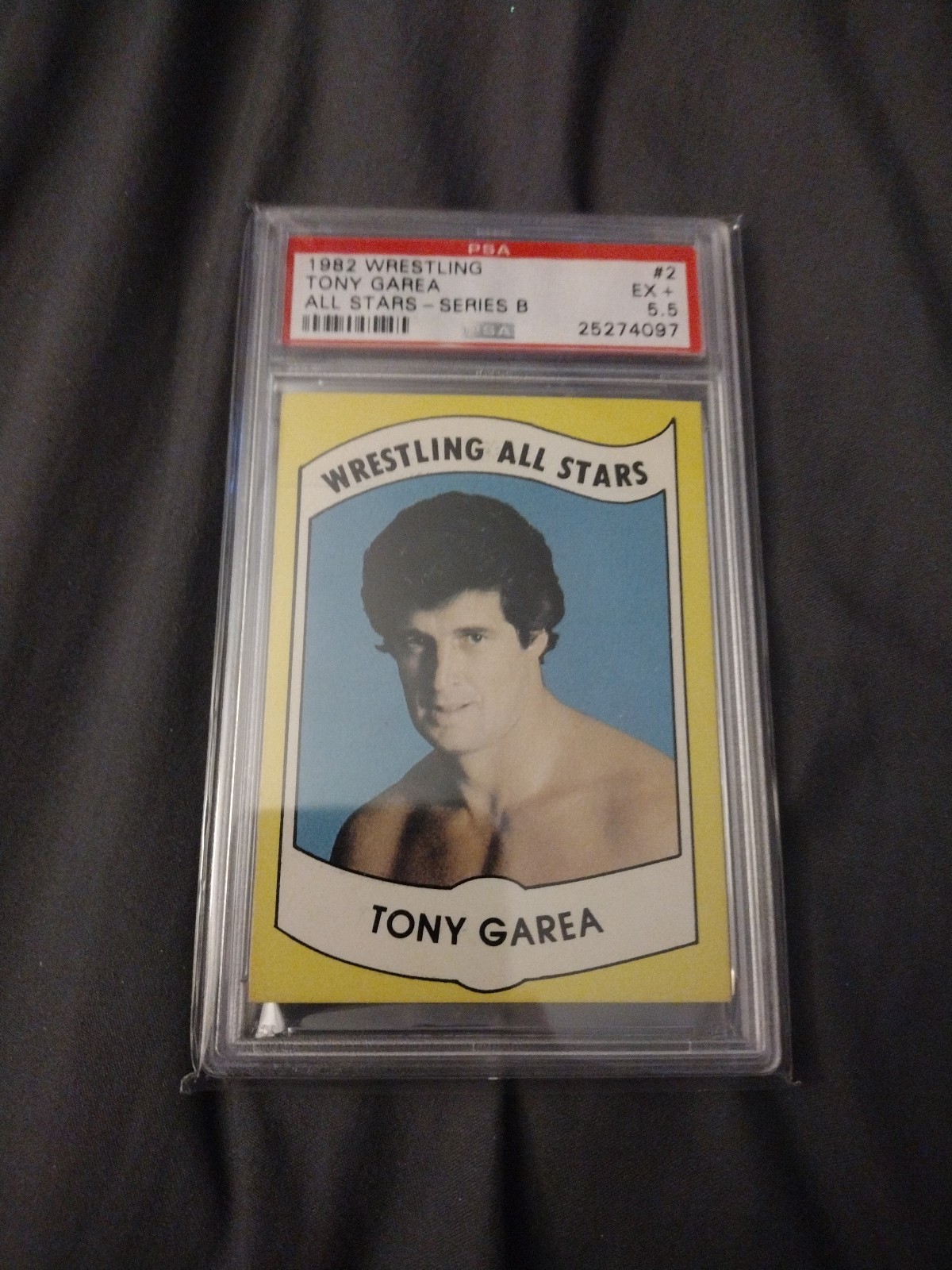 Wrestling all Stars 1982 Tony garea PSA 5.5