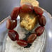 Carolyn Pollack Vintage 9 Chunky Carnelian Beads Stretch Bracelet For Women