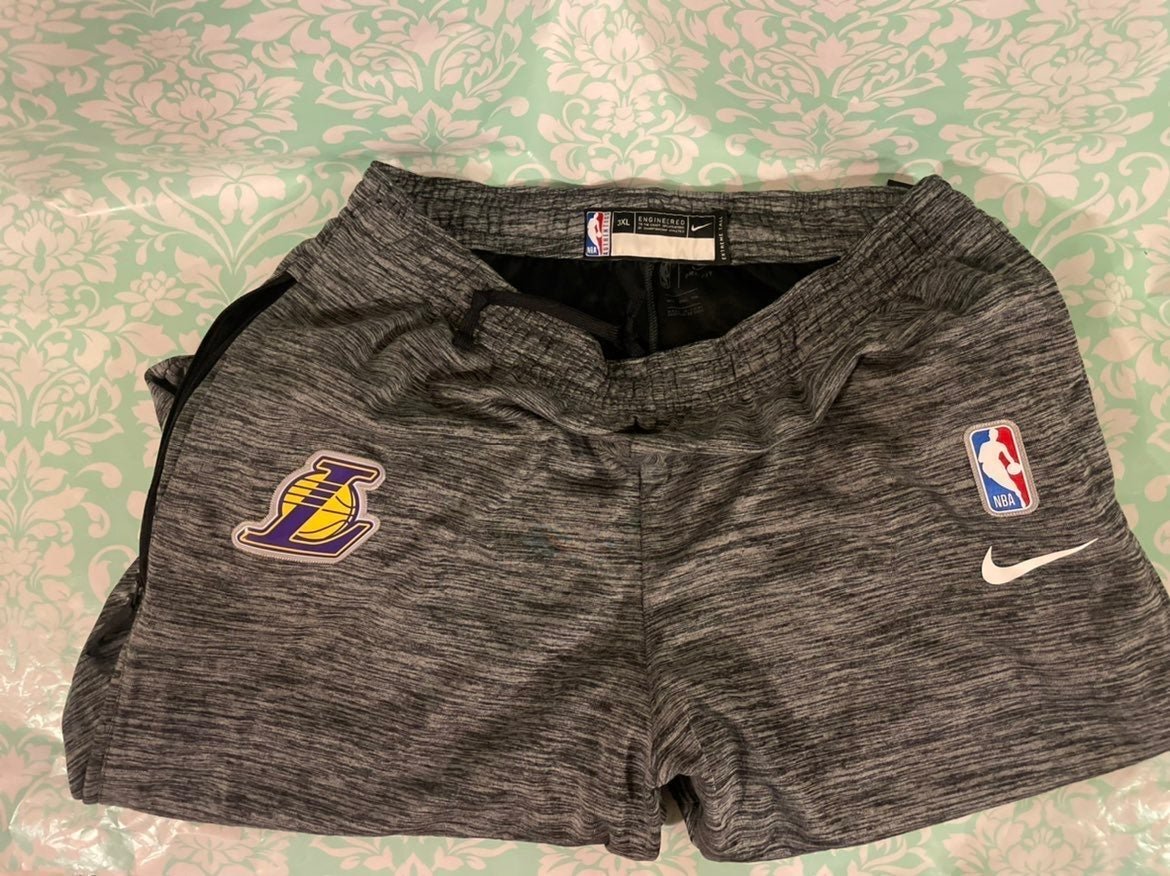 Nike mens Los Angeles lakers engineered pants sz 3xl extreme tall