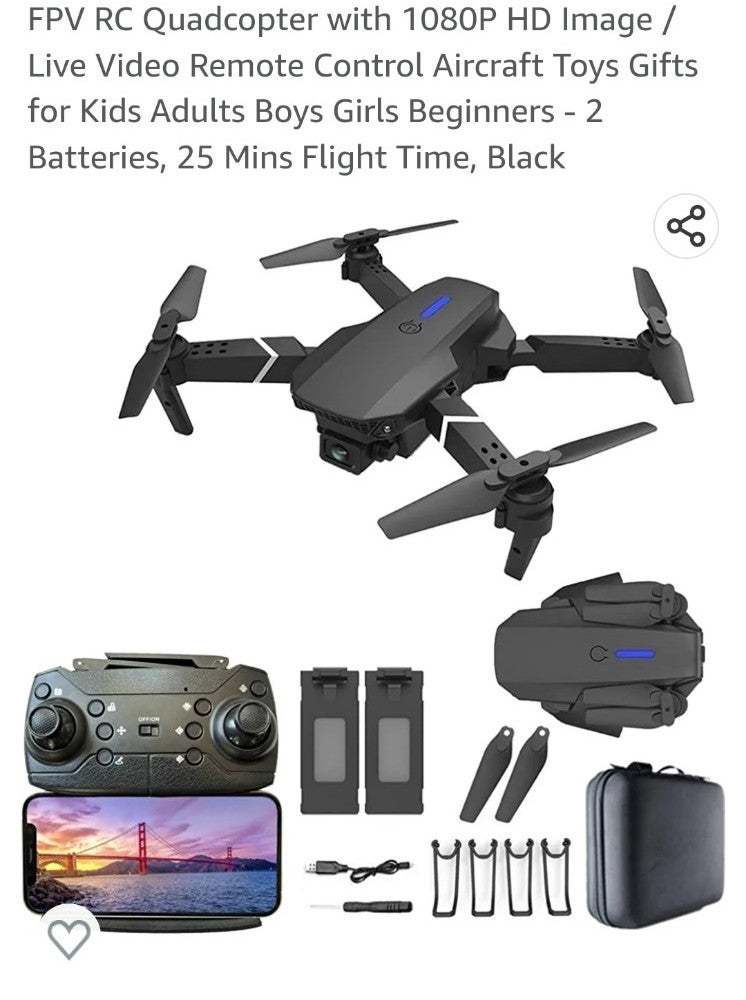 Foldable Drone With Camera