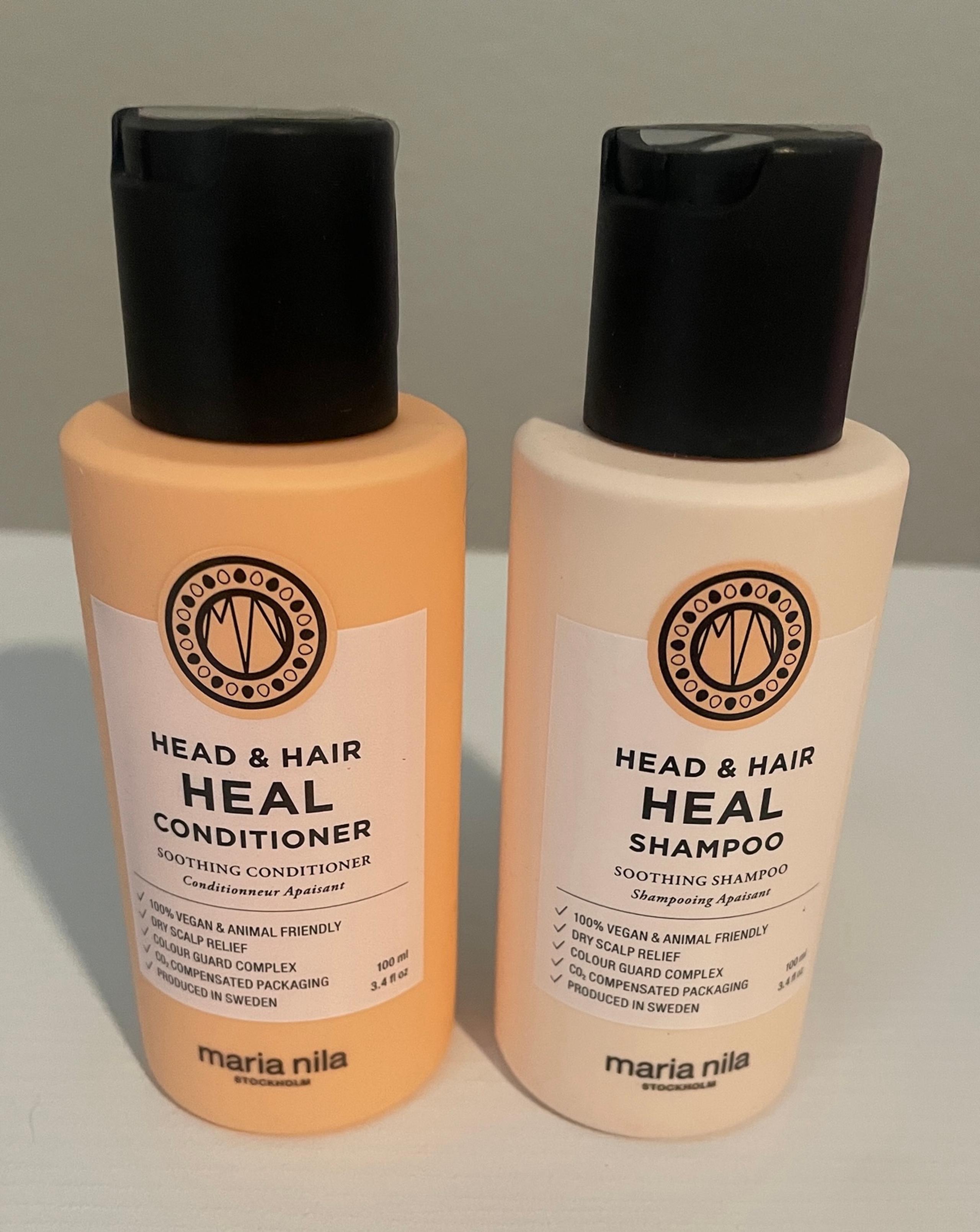 Maria Nila head & hair HEAL shampoo and conditioner 3.4ox