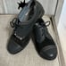 NAOT Leather Suede Oxford Shoes Cap-Toe Ruffled Women Sz 36/5.5
