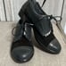 NAOT Leather Suede Oxford Shoes Cap-Toe Ruffled Women Sz 36/5.5