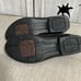 NAOT Leather Suede Oxford Shoes Cap-Toe Ruffled Women Sz 36/5.5