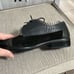 NAOT Leather Suede Oxford Shoes Cap-Toe Ruffled Women Sz 36/5.5
