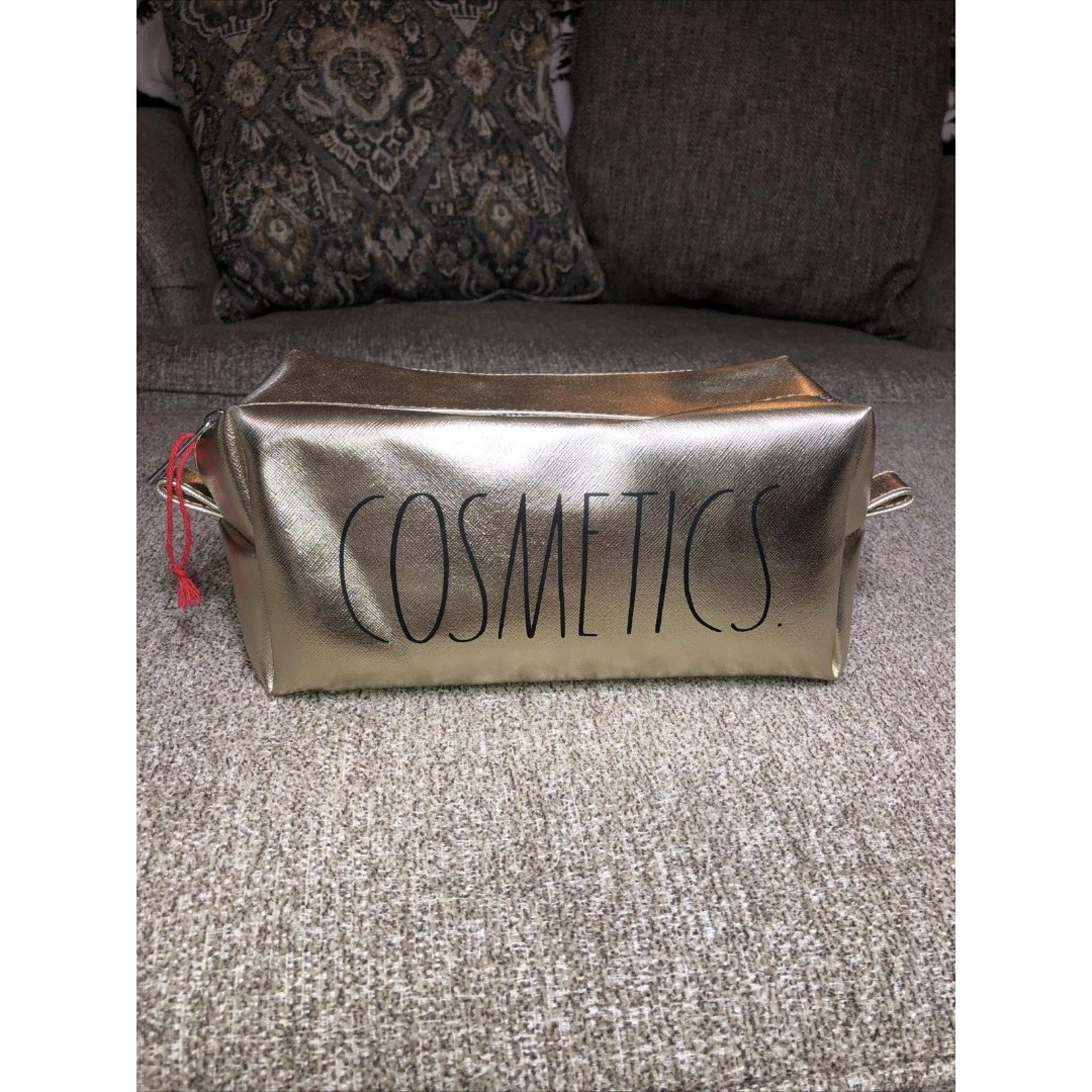 Rae Dunn Gold Cosmetic Bag
