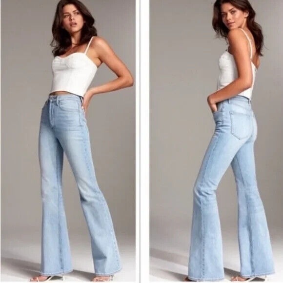 Denim Forum The Jane High Rise Flare Jeans Size 25