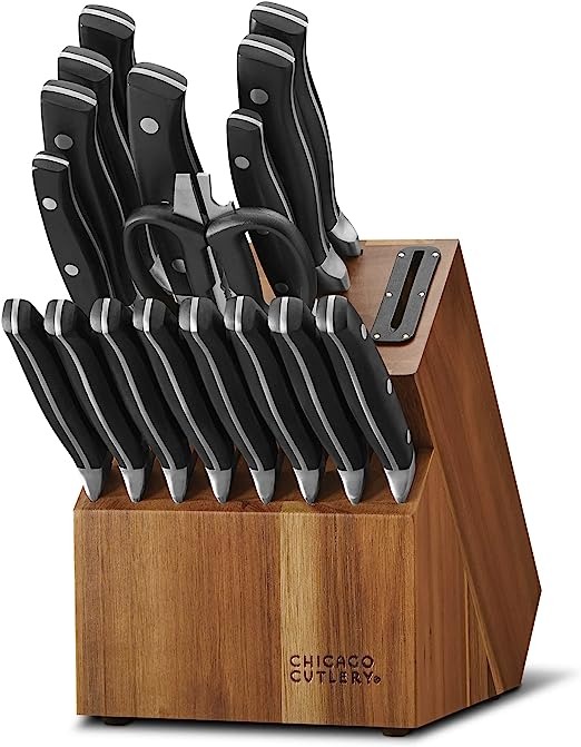 Chicago Cutlery Insignia Triple Rivet Poly (18-PC)