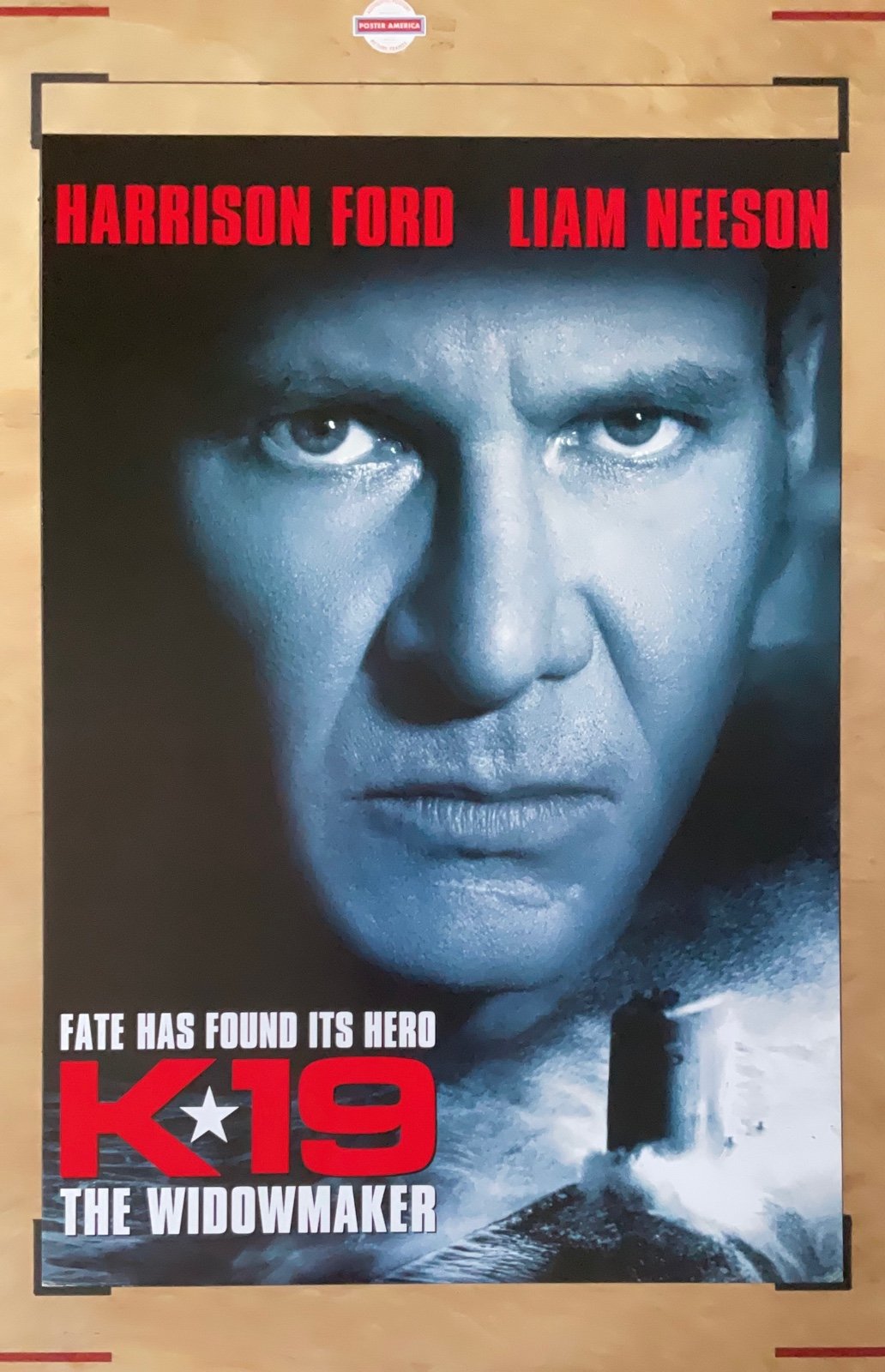 K-19 The Widowmaker Starring Harrison Ford and Liam Neeson Poster 24 x 34.25
