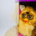 NIB Sealed Electronic Furby Toy Tan Body White Stripes Giraffe Gray Eyes 1998
