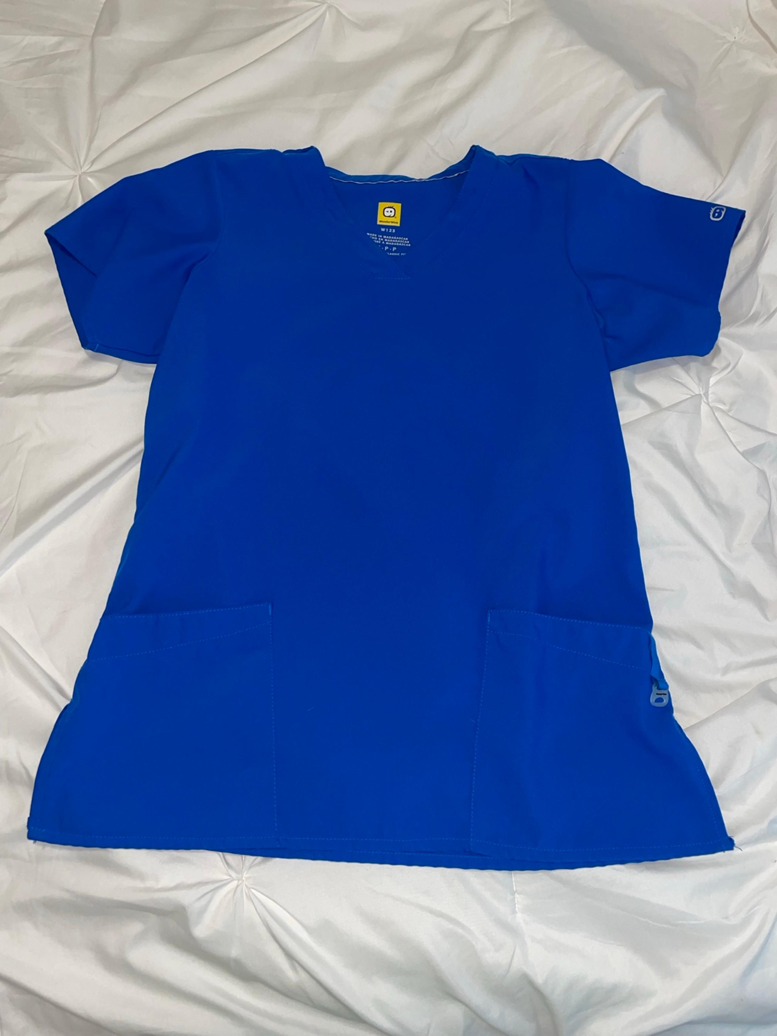 Royal Blue Scrub Set