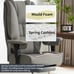 Big and Tall Office Chair 400lbs Wide Seat Mesh High Back Executive Office Chair