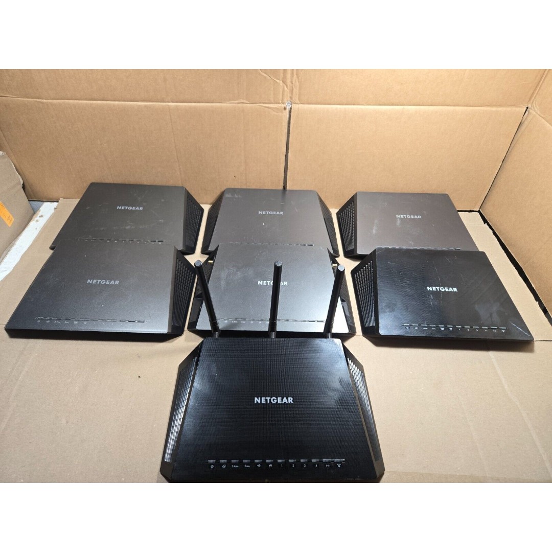Lot of 7 Netgear Nighthawks Please Read Description For Model Numbers- UNTESTED!