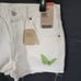 Levi's 501 Ivory White High Waisted Butterfly Print Cut Off Jean Shorts Size 28