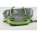 Jazza Vintage Vinyl Plastic Black White Checker Purse Shoulder Bag Lime Neon Gre