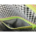 Jazza Vintage Vinyl Plastic Black White Checker Purse Shoulder Bag Lime Neon Gre
