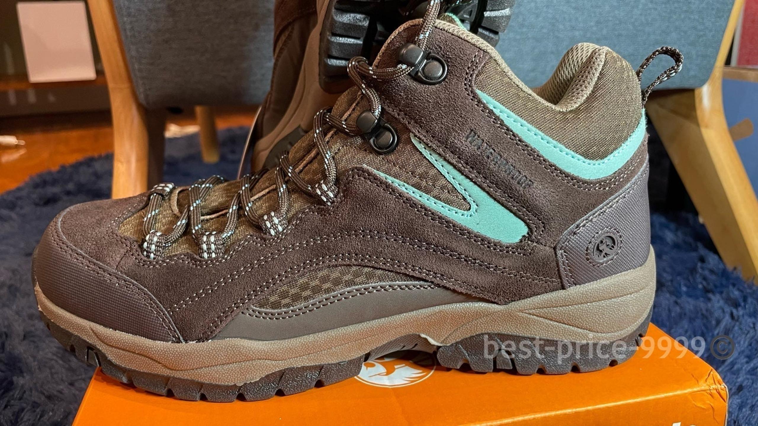 Northside -10 Medium US- Women's Pioneer Waterproof Hiking Boot, Dark Brown/Sage