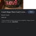 New authentic love Coach water resistant rare massager bag.