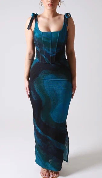 Farai London Nola Corset and Maxi Set Co-ord