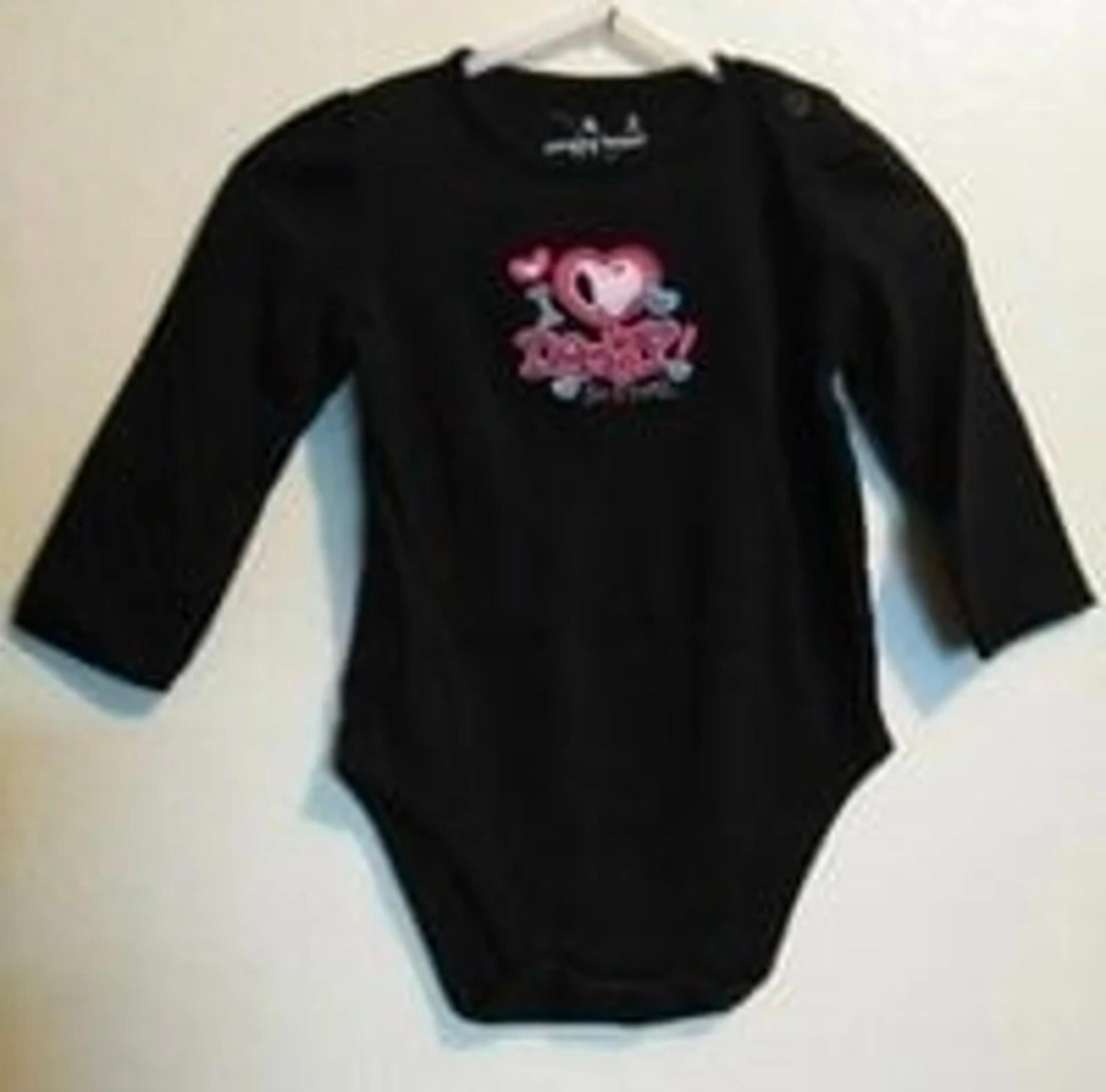 Jumping Beans | Infant 9 Month Girl's  "I Love Daddy" Long Sleeved Bodysuit w/Sn