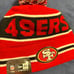 NFL San Francisco 49ers Sideline Coach Pom Beanie Ultra RARE 2014 Authentic NWT