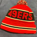 NFL San Francisco 49ers Sideline Coach Pom Beanie Ultra RARE 2014 Authentic NWT