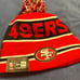 NFL San Francisco 49ers Sideline Coach Pom Beanie Ultra RARE 2014 Authentic NWT