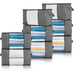 8pack 90l Extra Large Capacity Storage Bins With Clear Window Closet Organize...