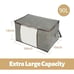8pack 90l Extra Large Capacity Storage Bins With Clear Window Closet Organize...