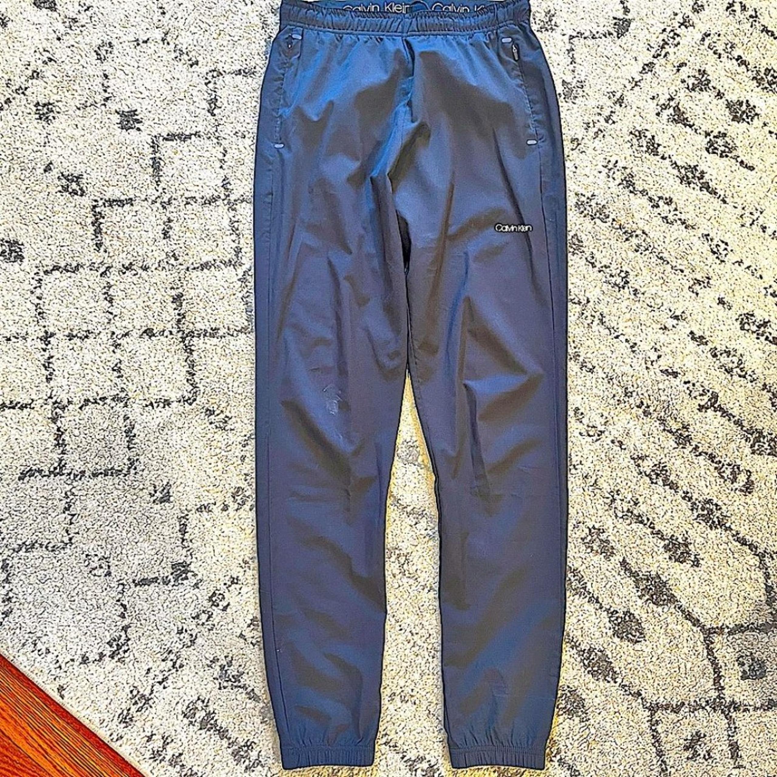 Calvin Klein Black Logo Jogger Track Pants Size Small