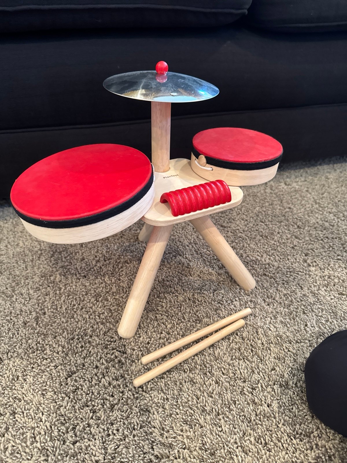 PlanToys drum set