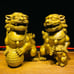 Refined brass Lion ornaments,