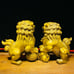 Refined brass Lion ornaments,