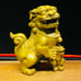 Refined brass Lion ornaments,