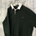 Polo by Ralph Lauren Pony Embroidered 90s 2XL Brown Long Sleeve Rugby Shirt